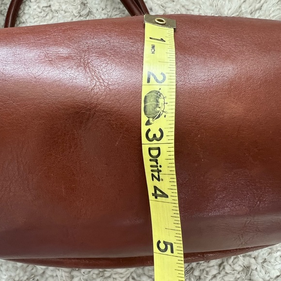 Vintage Tory Burch Brown Leather Tote Bag - Picture 8 of 14